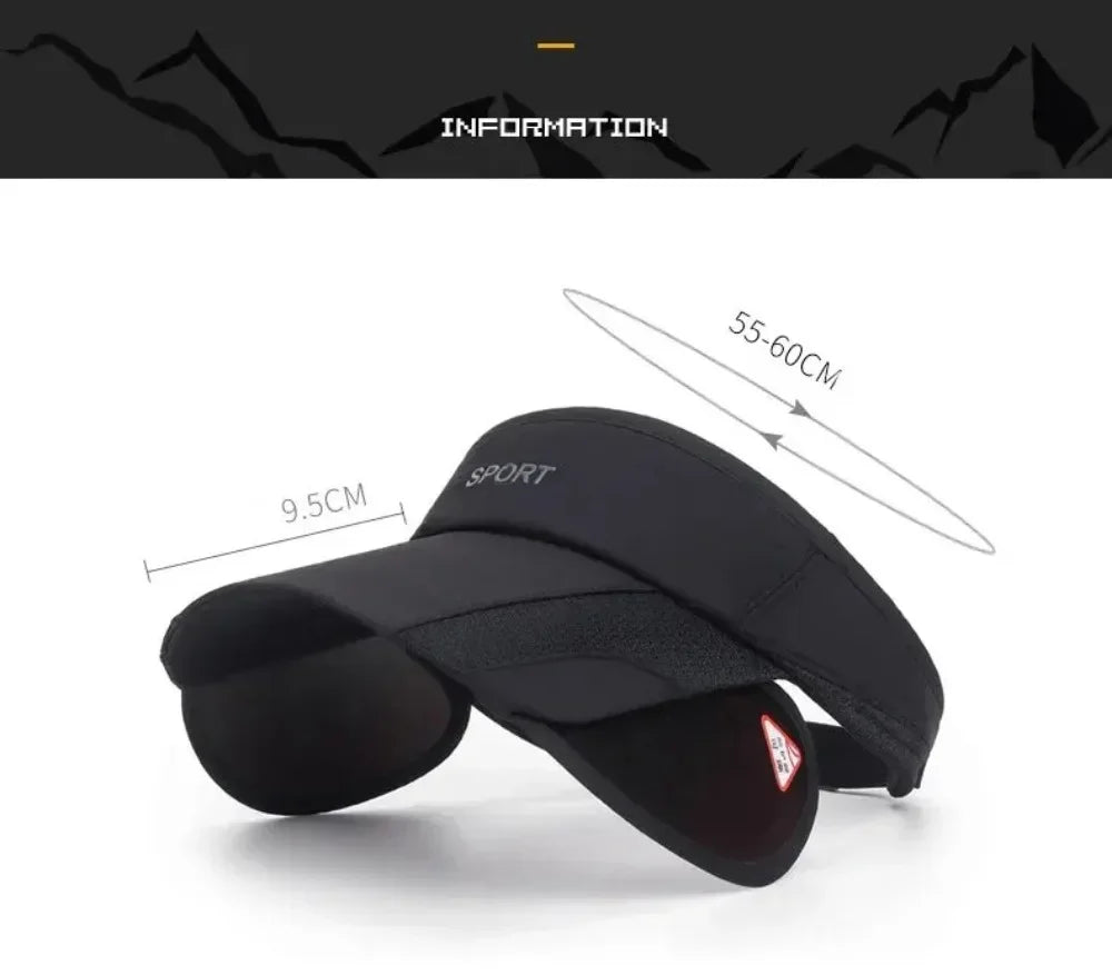 Women Wide Brim Tennis Visor