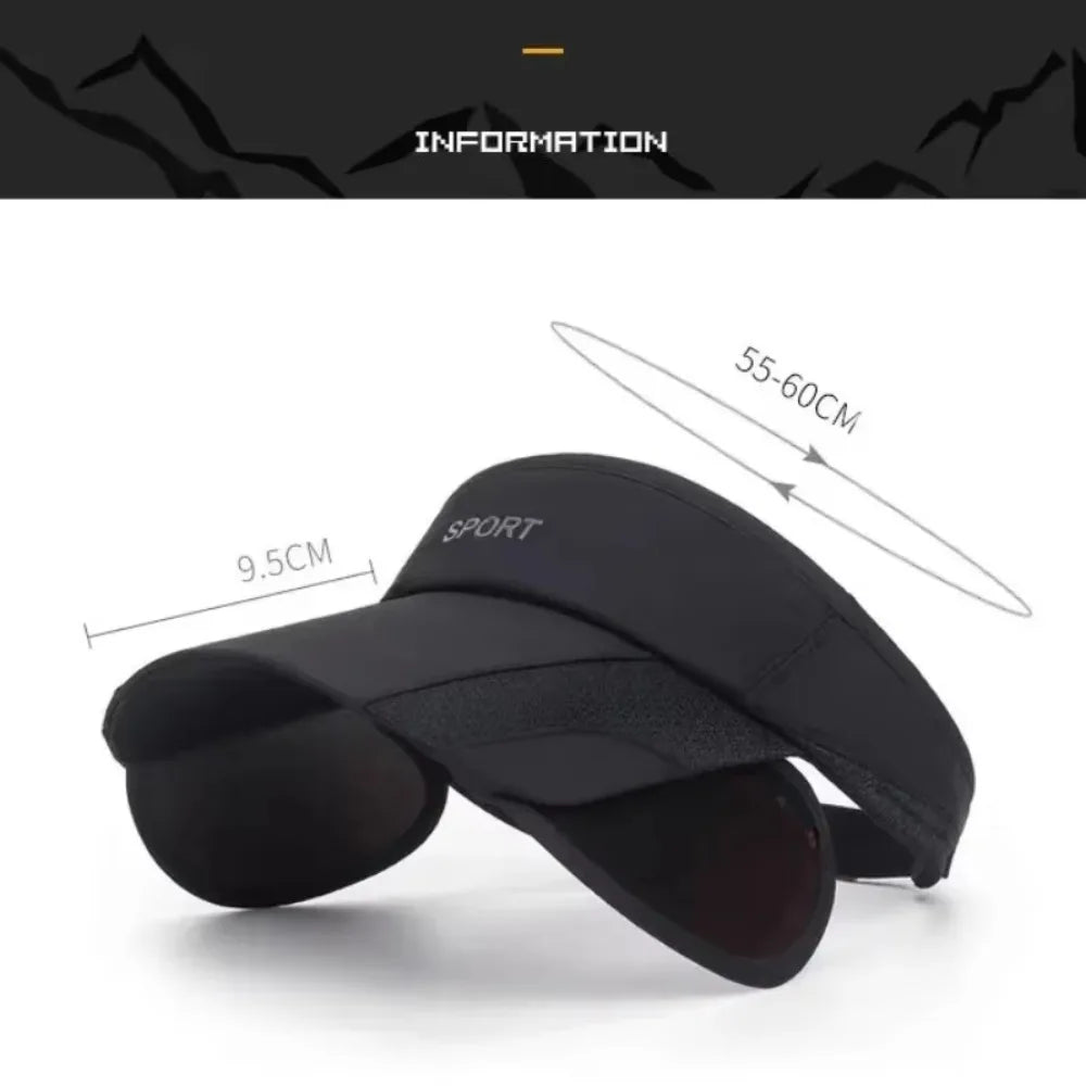 Women Wide Brim Tennis Visor