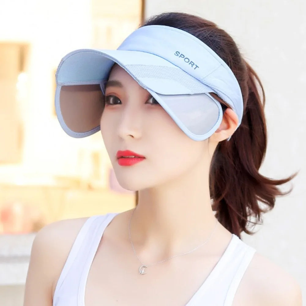 Women Wide Brim Tennis Visor