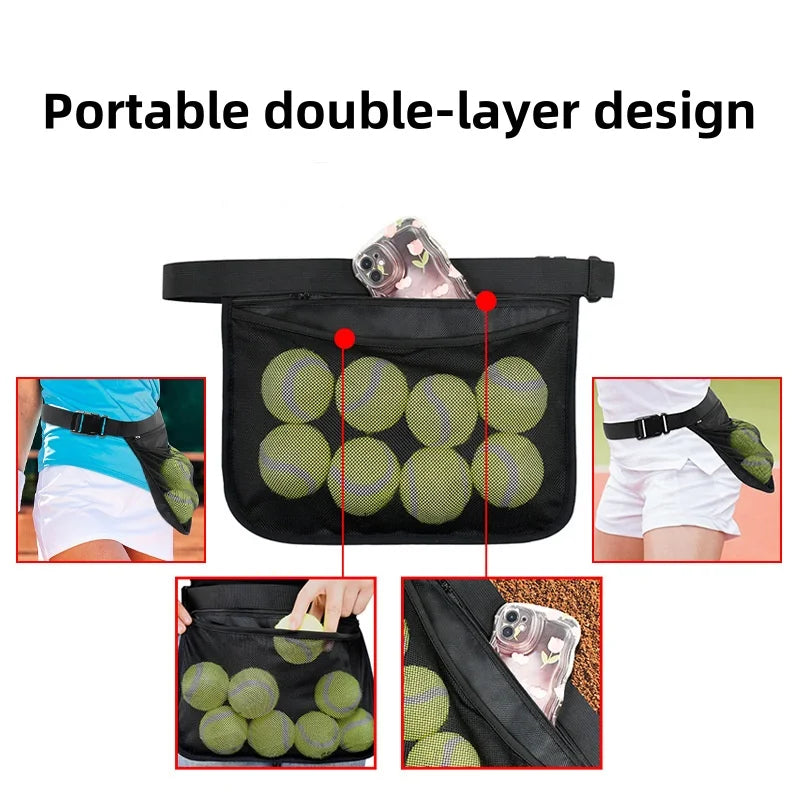Tennis Waist Ball Bag