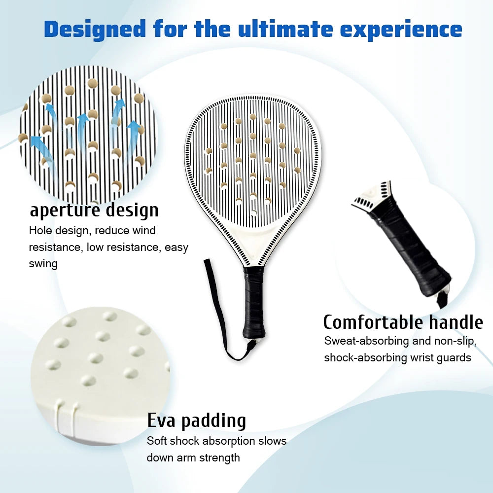 Carbon Padel Tennis Racket
