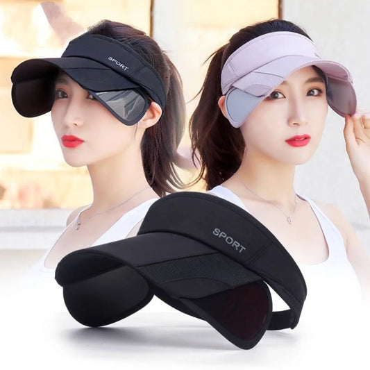 Women Wide Brim Tennis Visor