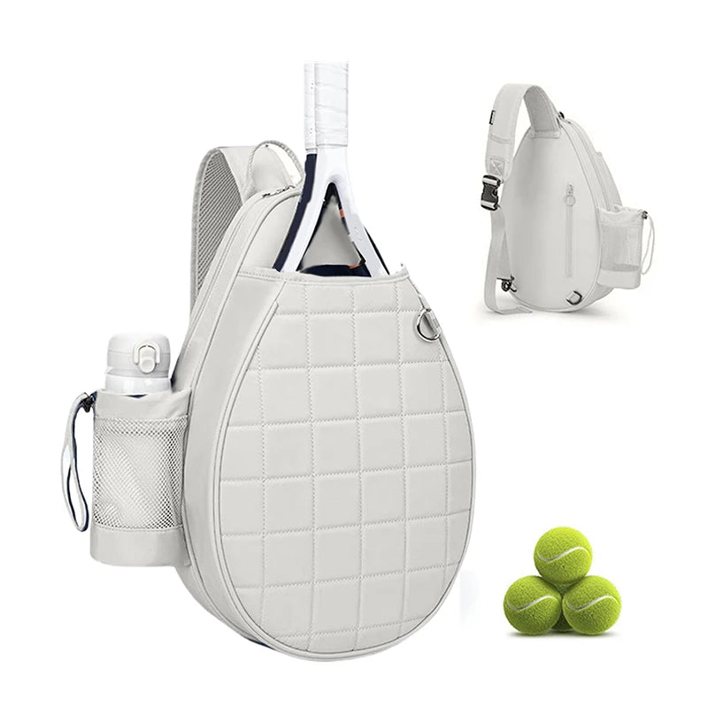 Quilted Tennis Backpack