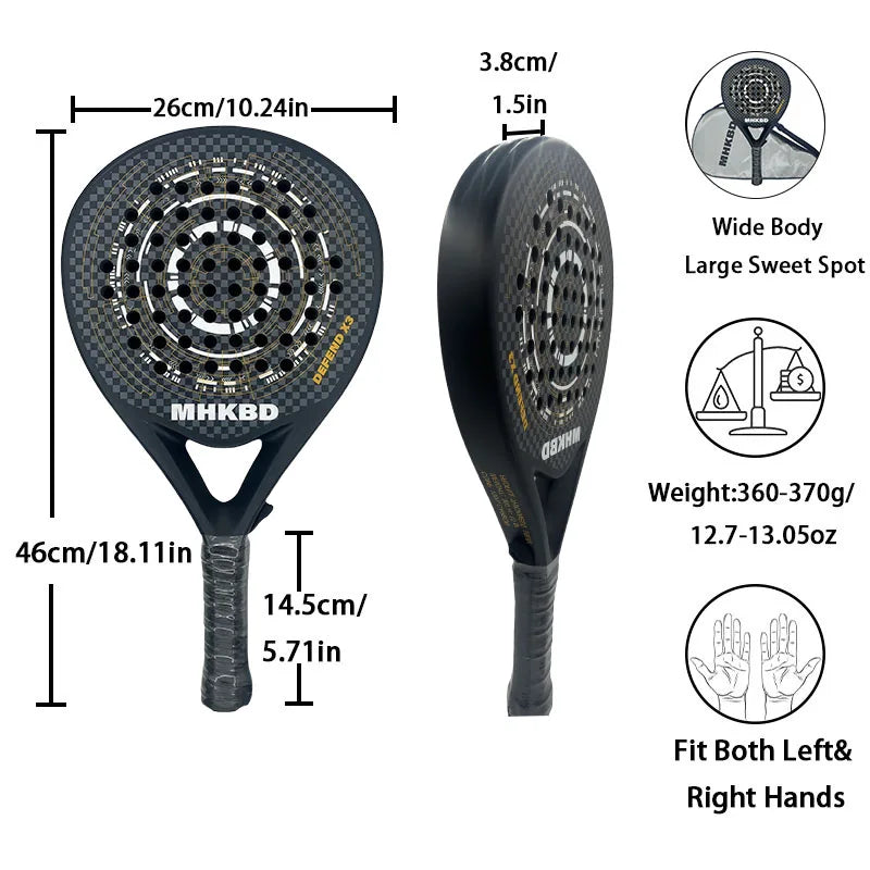Premium Carbon Padel Racket