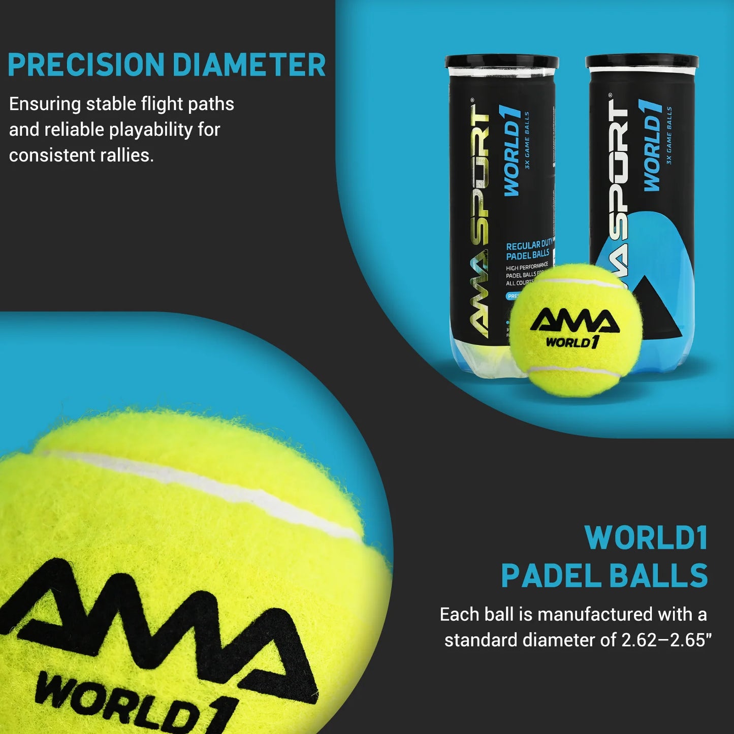AMA Sport Padel Balls