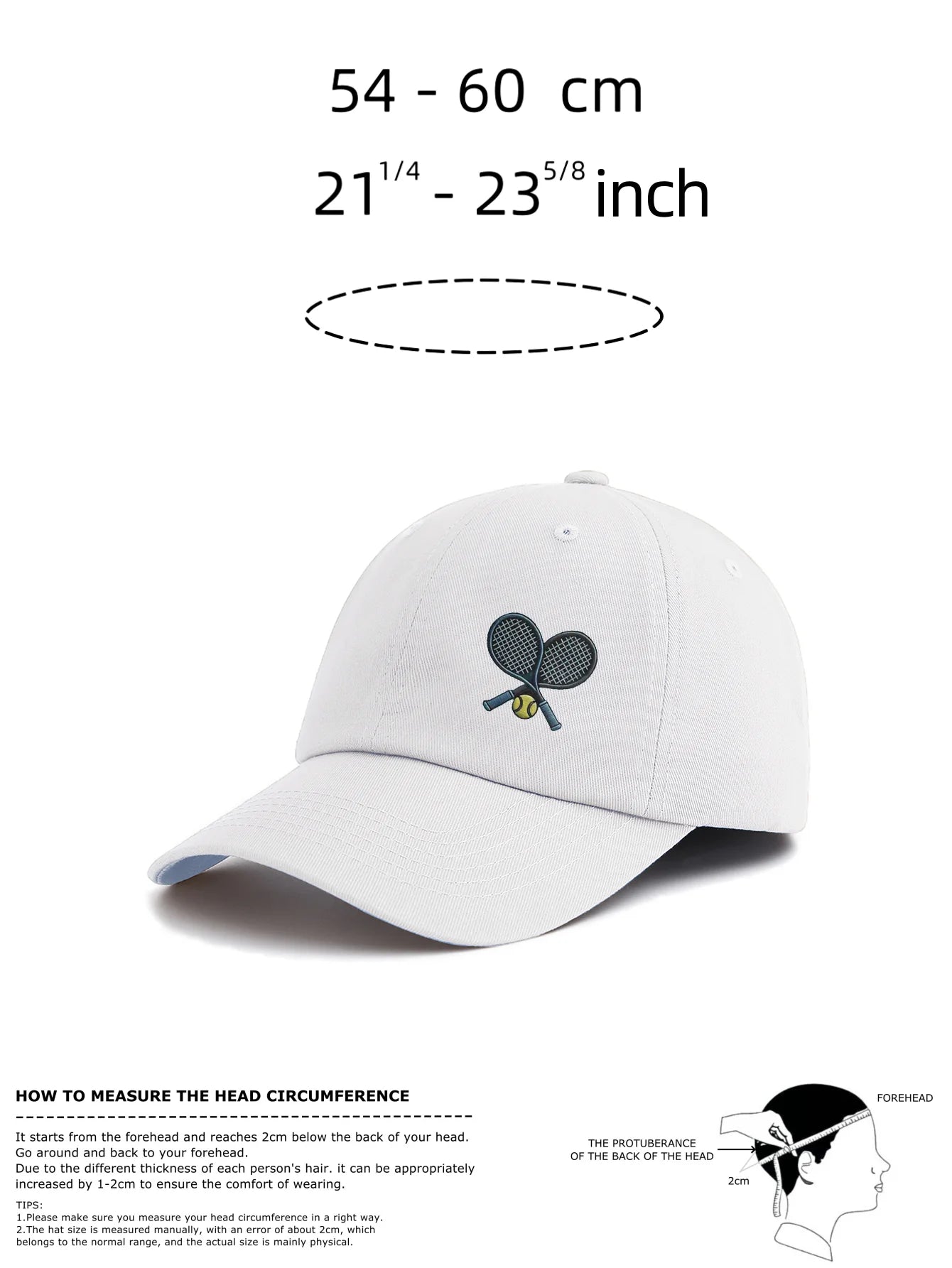 Tennis Print Dad Cap