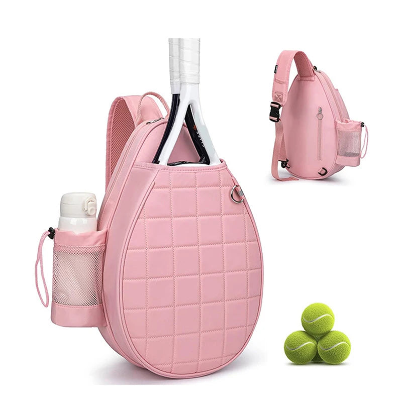 Quilted Tennis Backpack