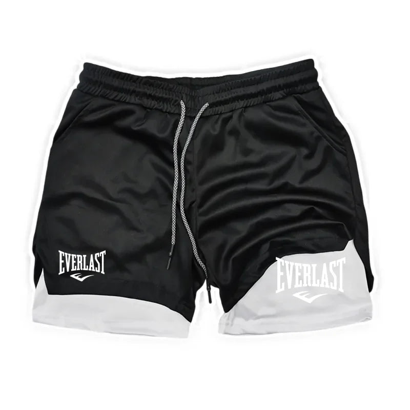 Men 2-in-1 Sports Shorts