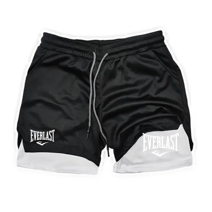 Men 2-in-1 Sports Shorts