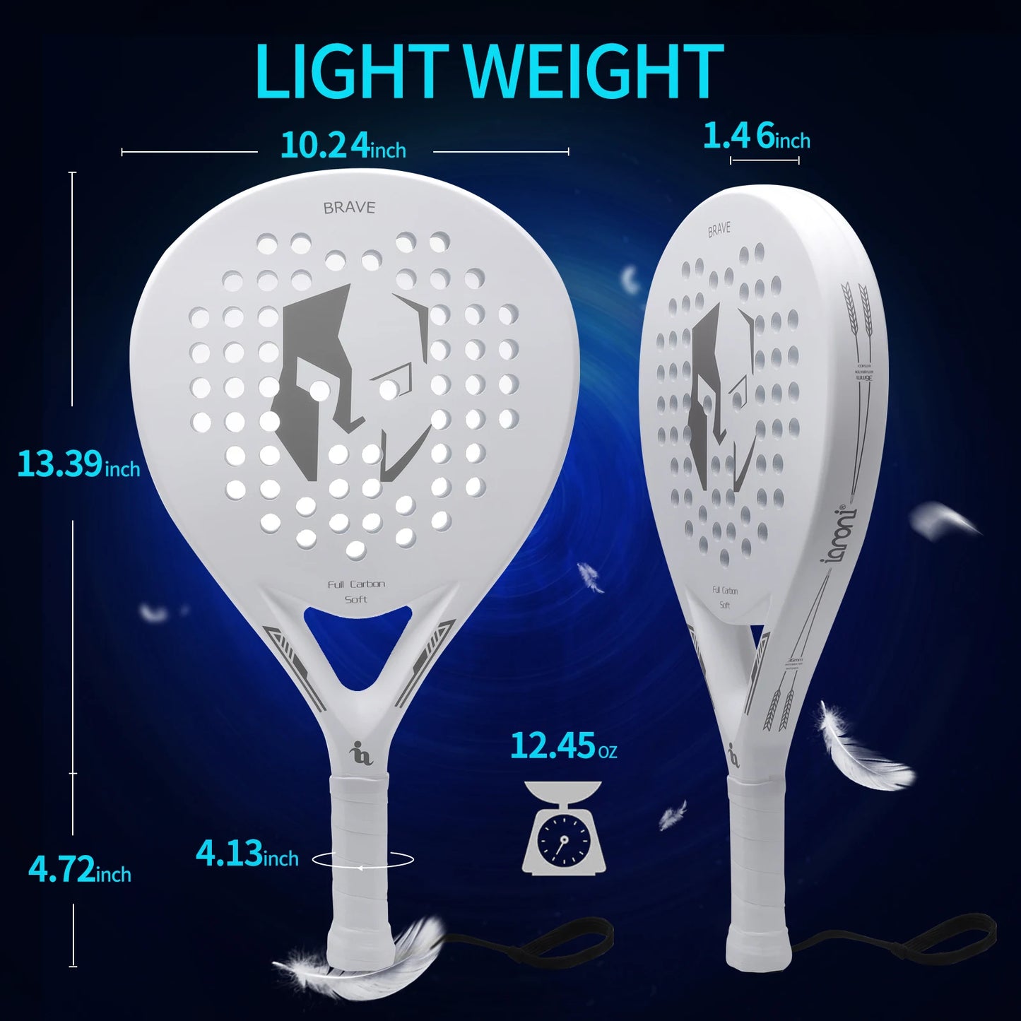 Carbon Padel Tennis Racket