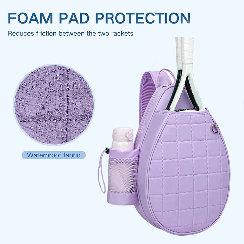 Quilted Tennis Backpack